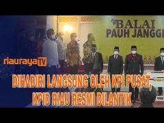 7 KOMISIONER KPID RIAU RESMI DILANTIK DAN SUMPAH JABATAN YANG DIPIMPIN GUBRI